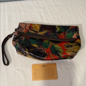 Patricia Nash Floral Wristlet Pouch